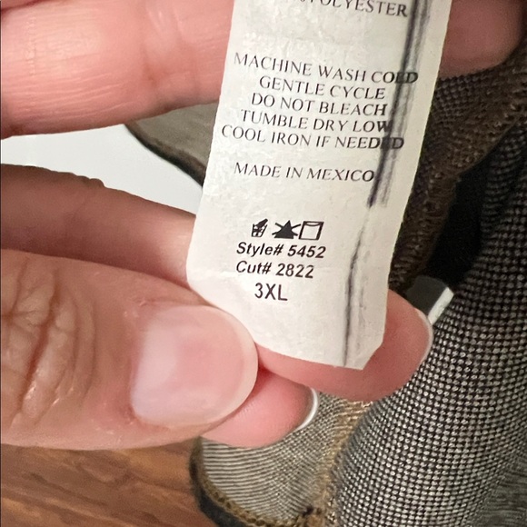 Brown Plaid Women's Shaket - Picture 7 of 8